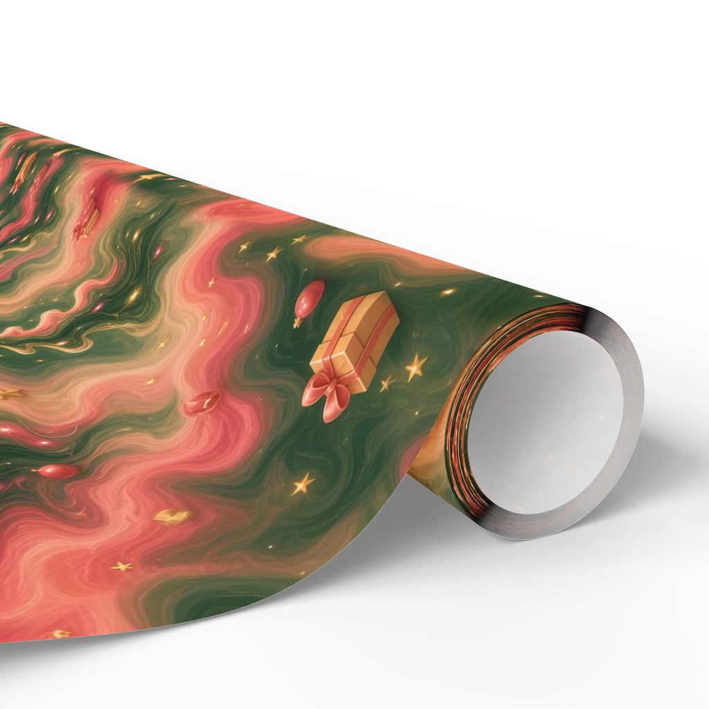 Trees Trippy Christmas Wrapping Paper