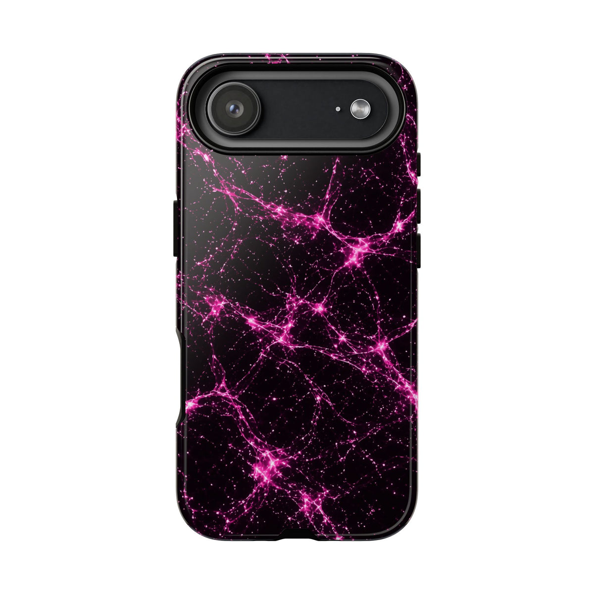 Neon Mycelium - Hot Pink Pulse Phone Case