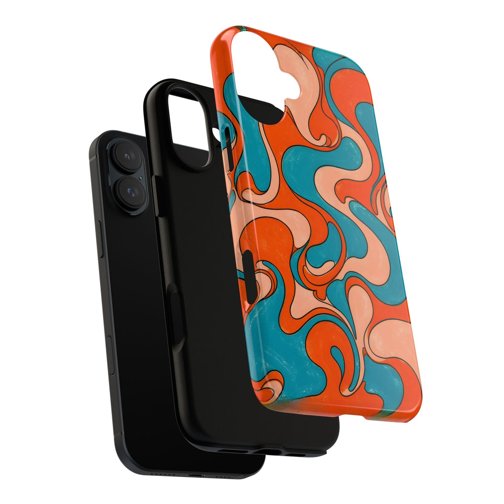 Fillmore Flow - Blood Orange & Teal Phone Case