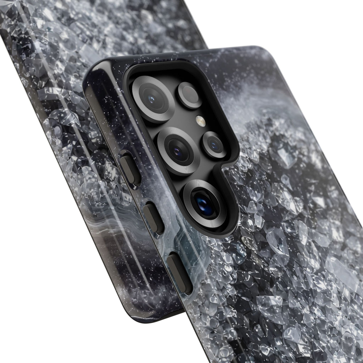 Geode Core - Silver Smoke Phone Case