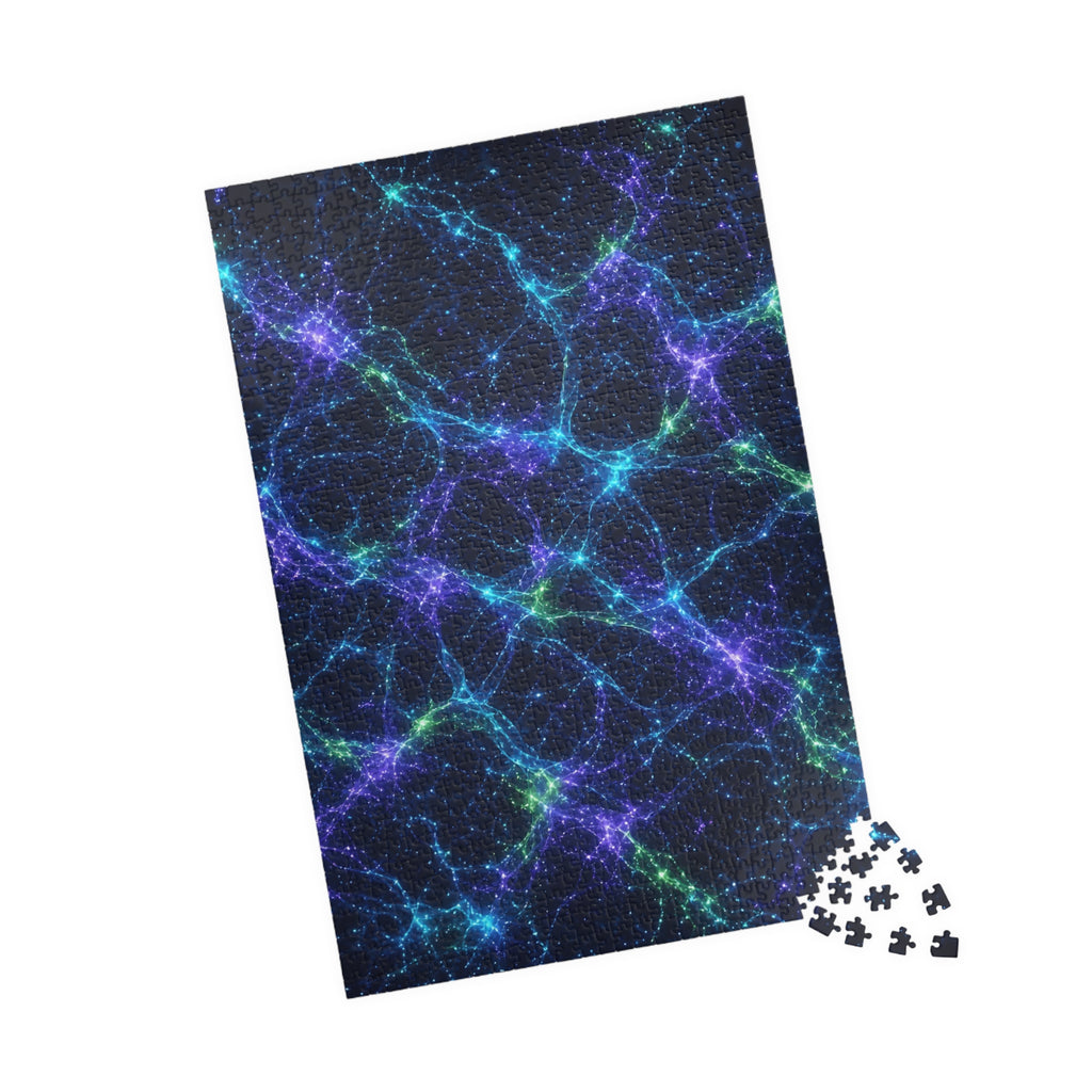 Neon Mycelium - Original Glow Jigsaw Puzzle