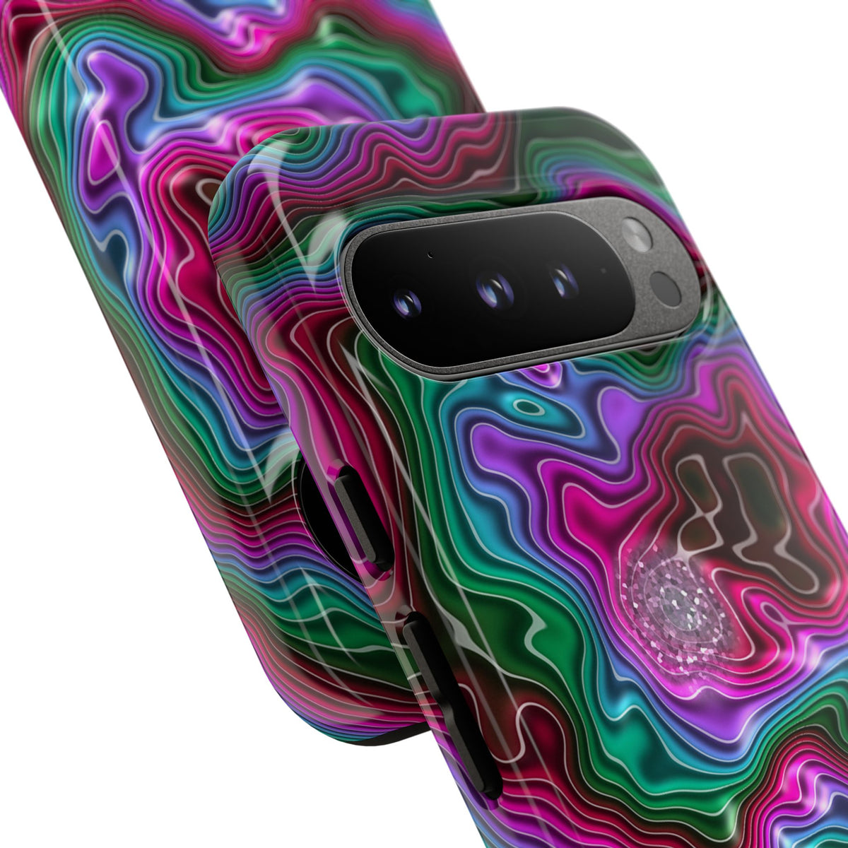 Neon Agate Phone Case
