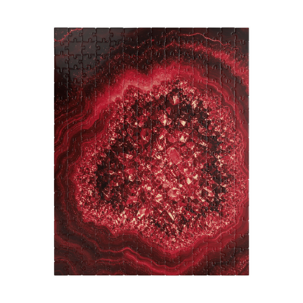 Geode Core - Cherry Cola Jigsaw Puzzle