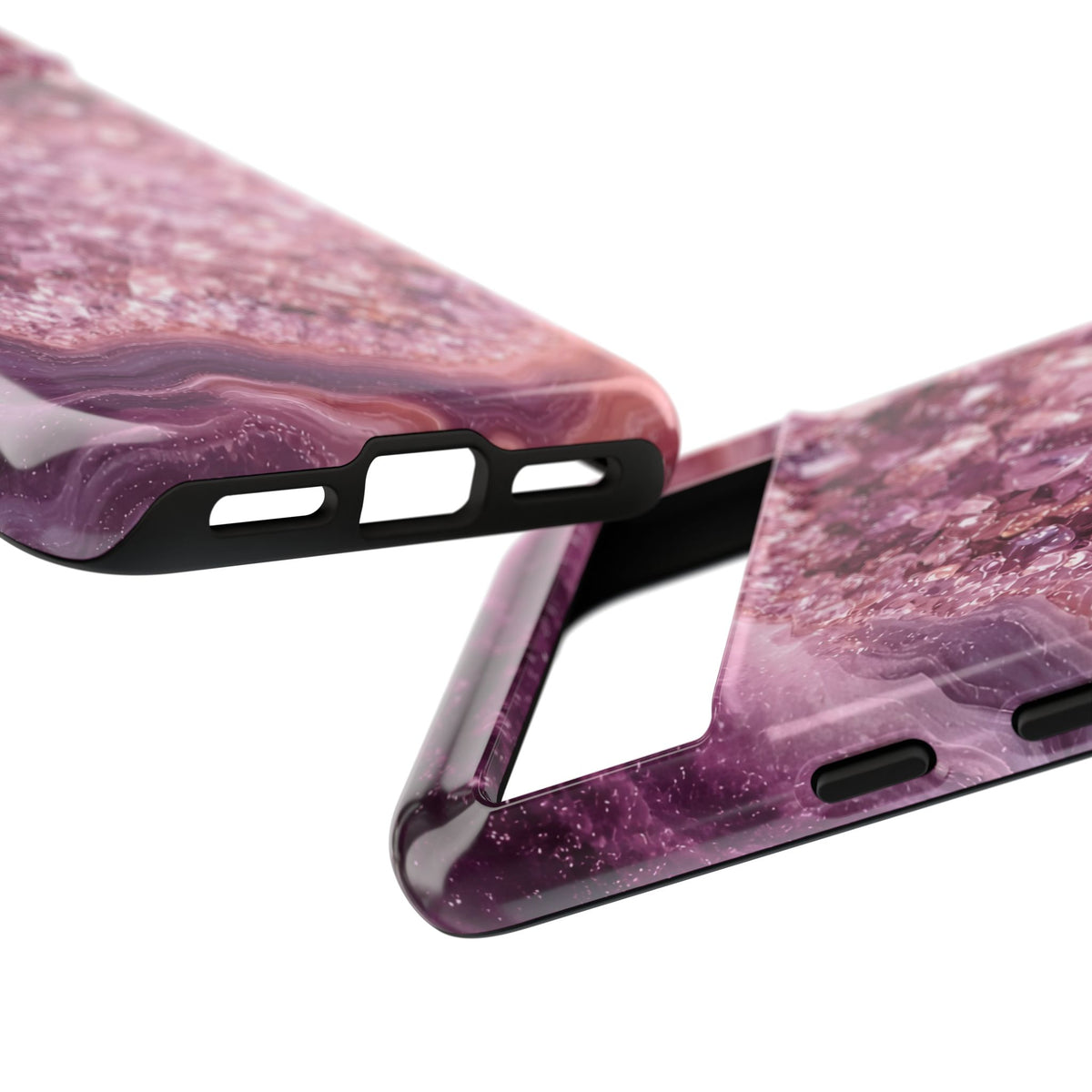 Geode Core - Rose Quartz Phone Case