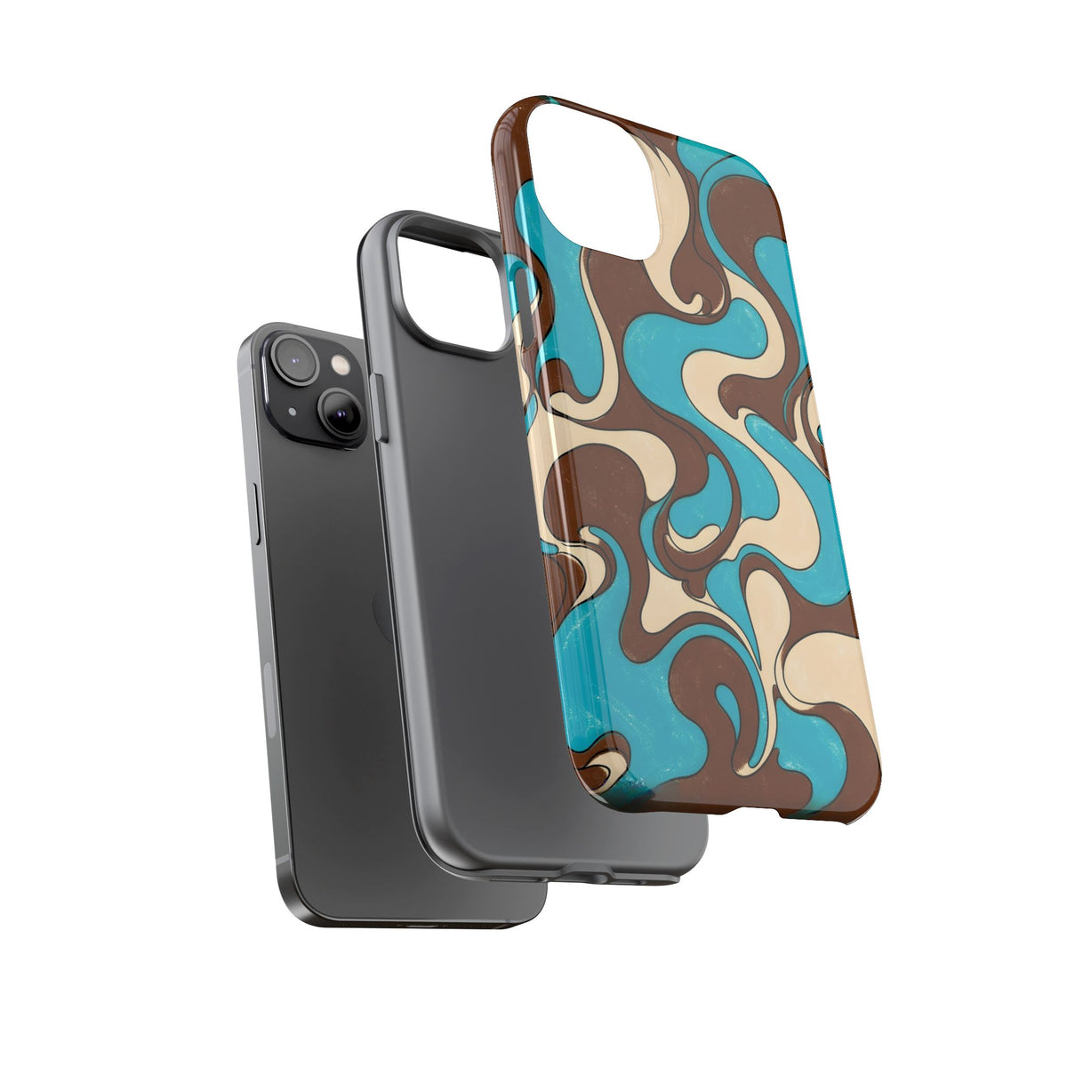 Fillmore Flow - Turquoise & Chocolate Phone Case