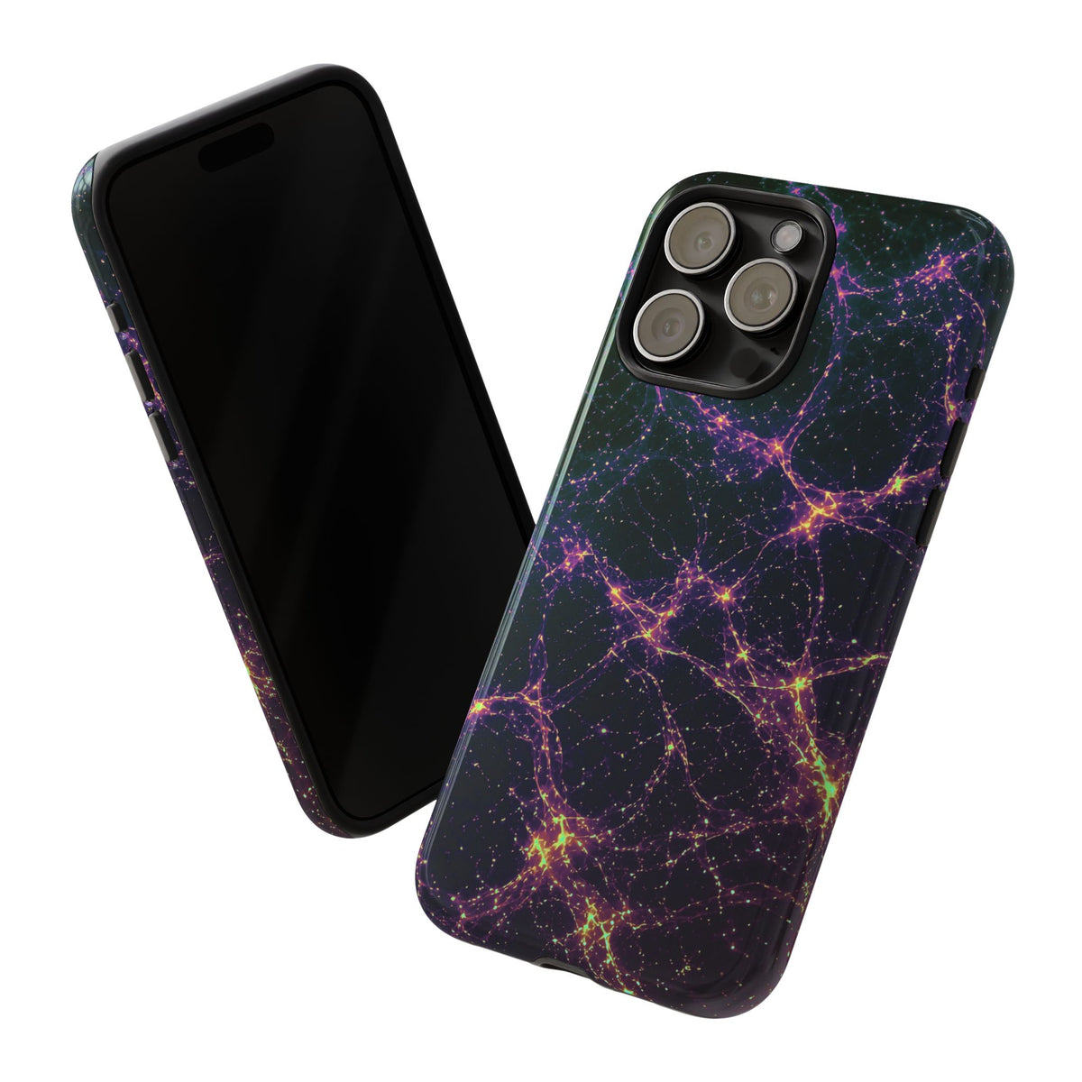 Neon Mycelium - Holographic Phone Case