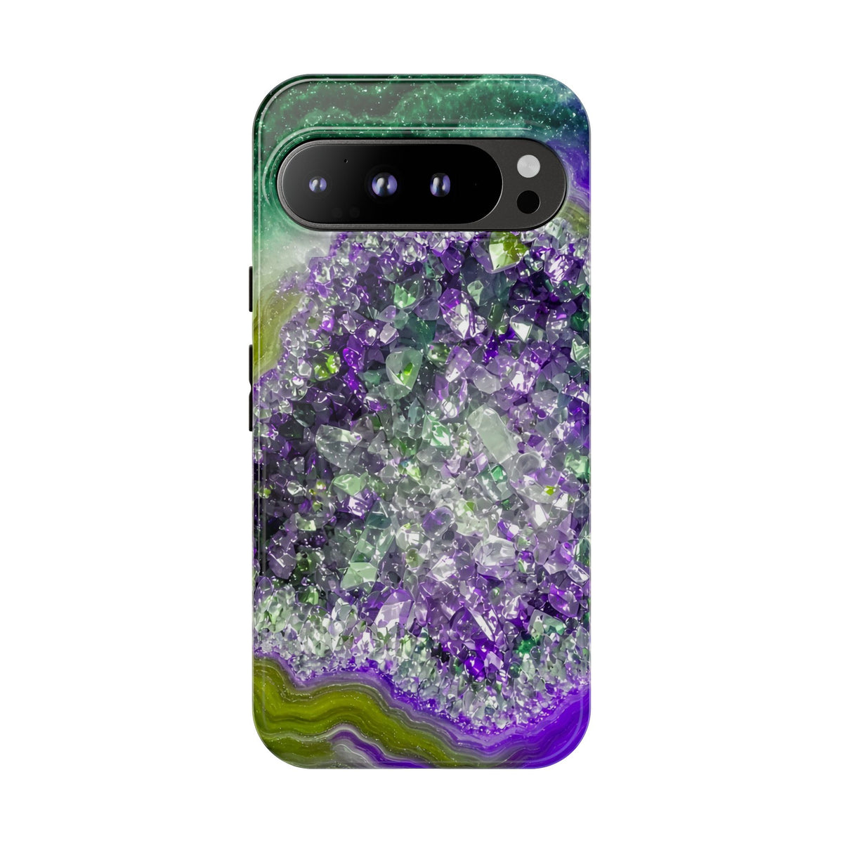 Geode Core - Ruby Emerald Phone Case