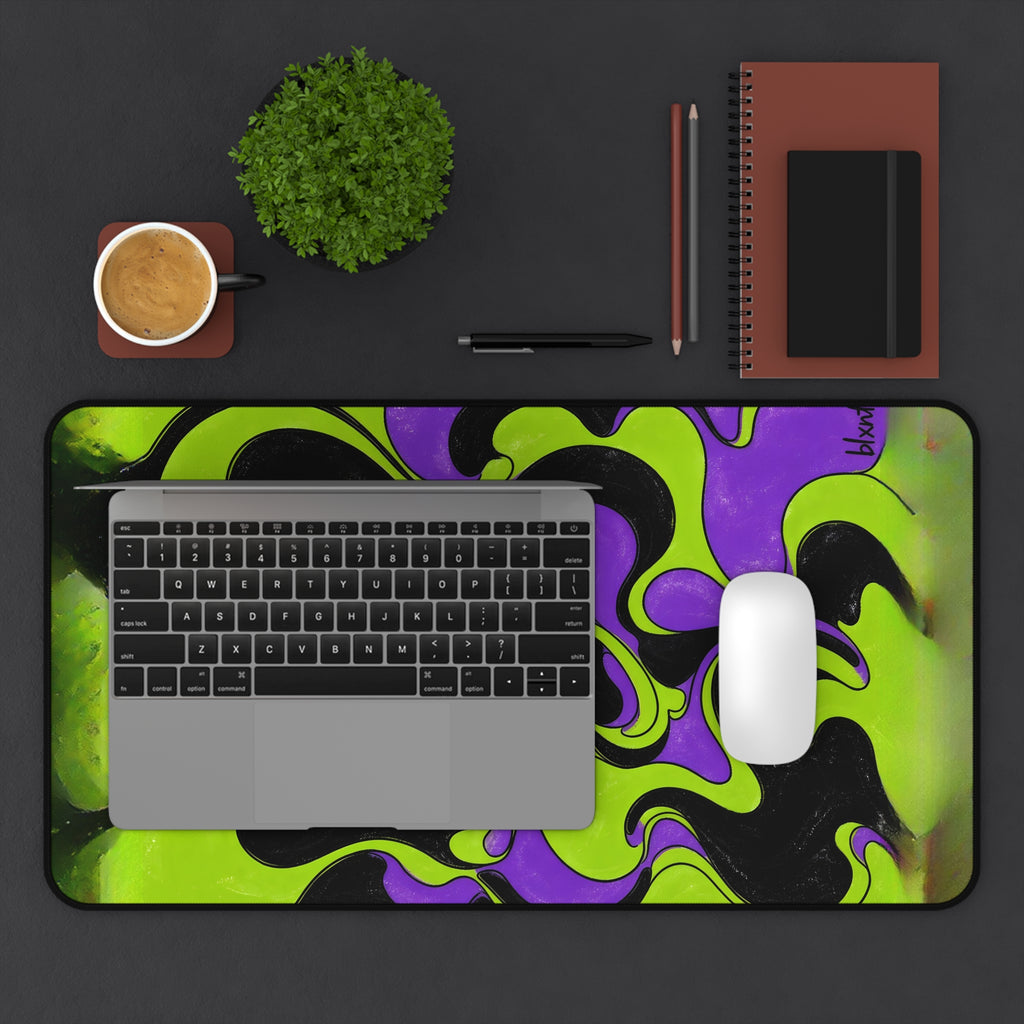 Fillmore Flow - Lime & Purple Desk Mat