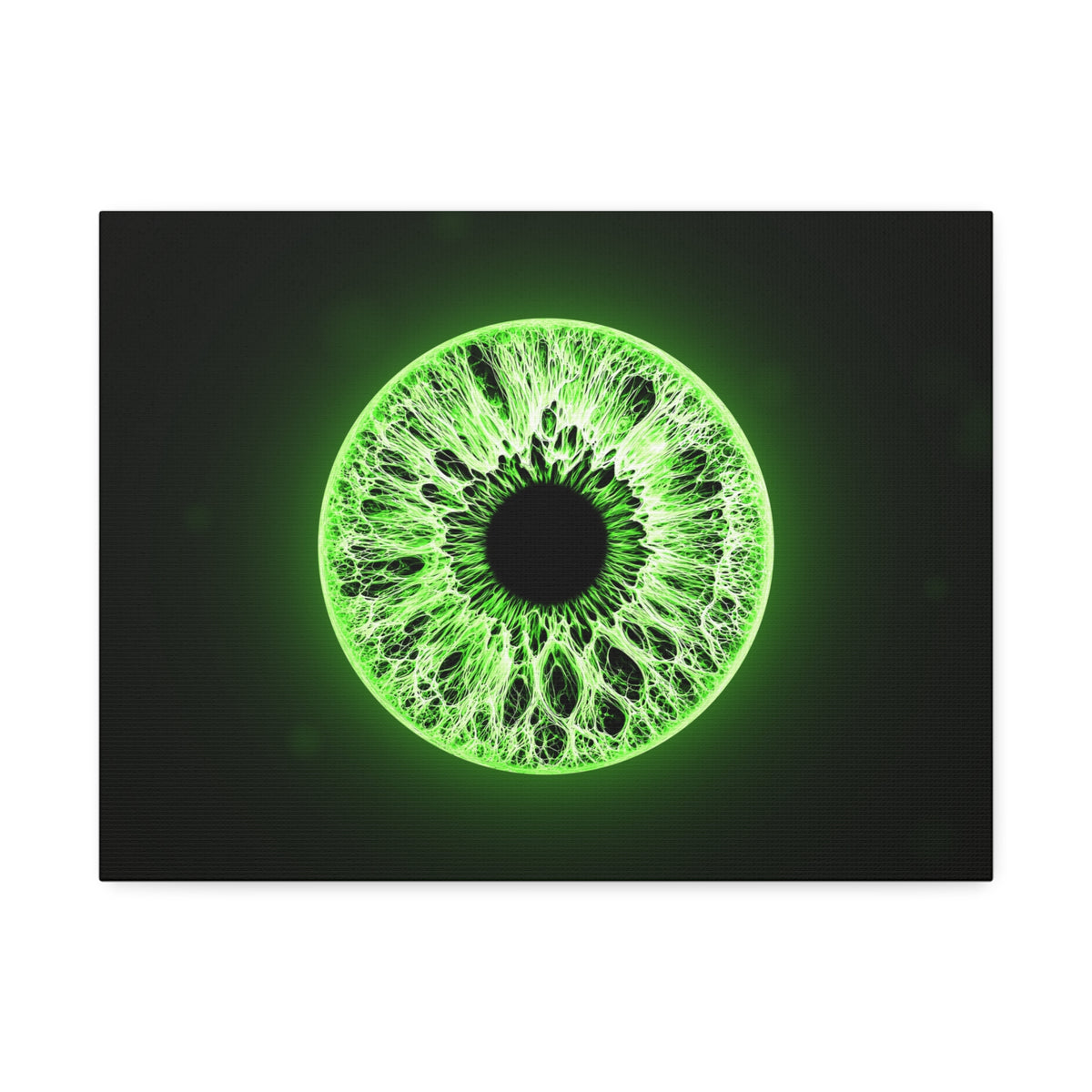 BLXNTT Iris – Lace Web Lime Shock Glossy Canvas