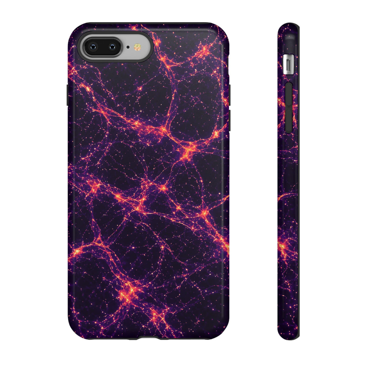 Neon Mycelium - Sunset Synapse Phone Case