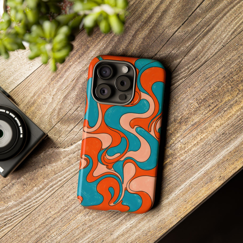 Fillmore Flow - Blood Orange & Teal Phone Case