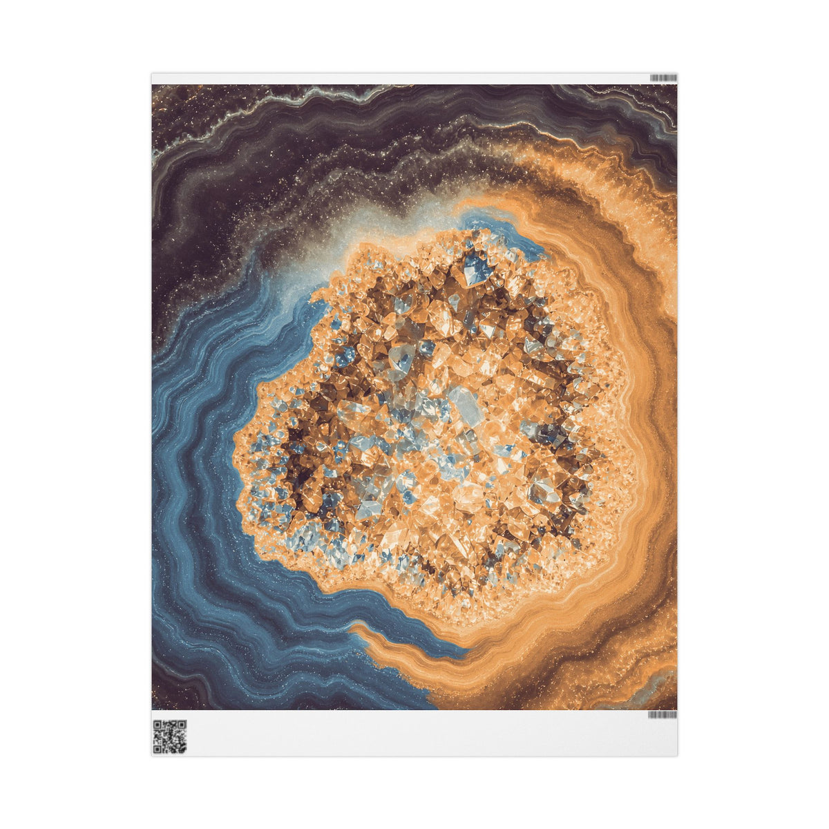 Geode Core - Desert Mirage Wrapping Paper