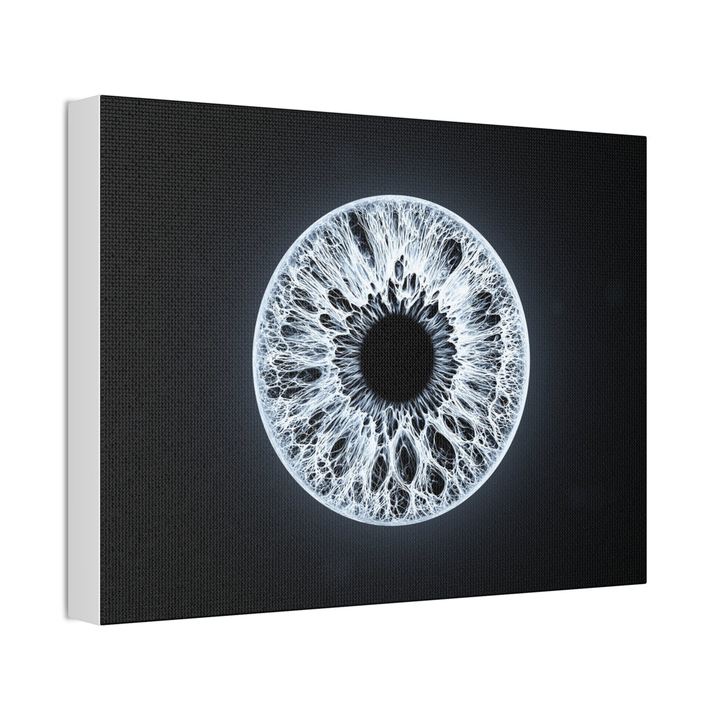 BLXNTT Iris – Lace Web Ice Silver Glossy Canvas