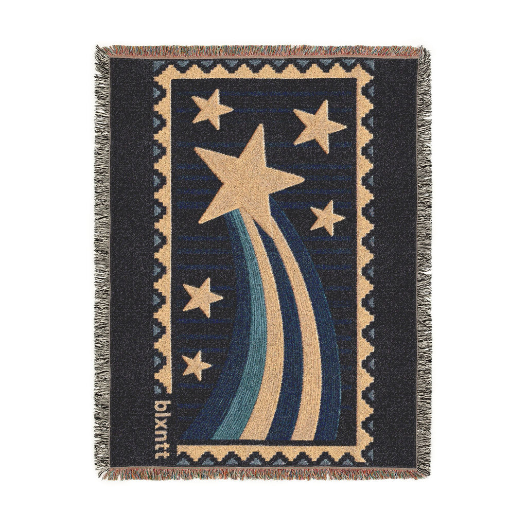 BLXNTT Blue Hippie Woven Blanket #2