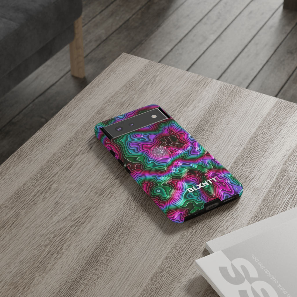 Neon Agate Phone Case