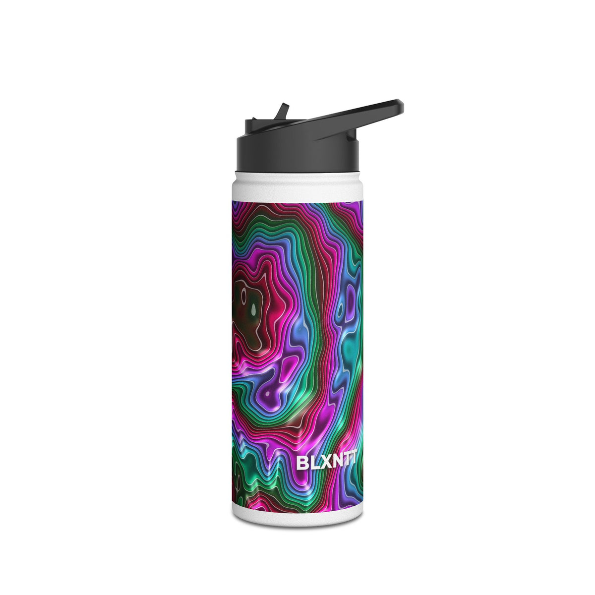 Neon Agate Water Bottle