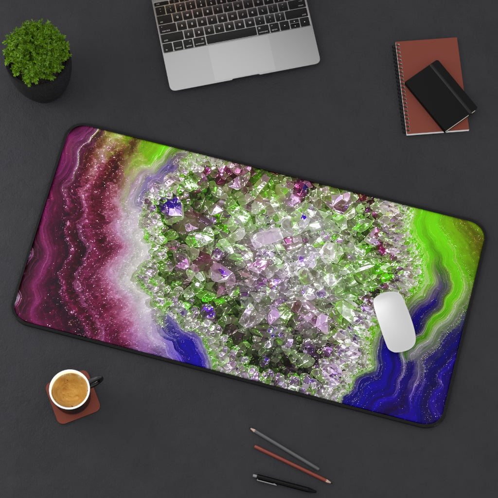 Geode Core - Cosmic Berry Desk Mat