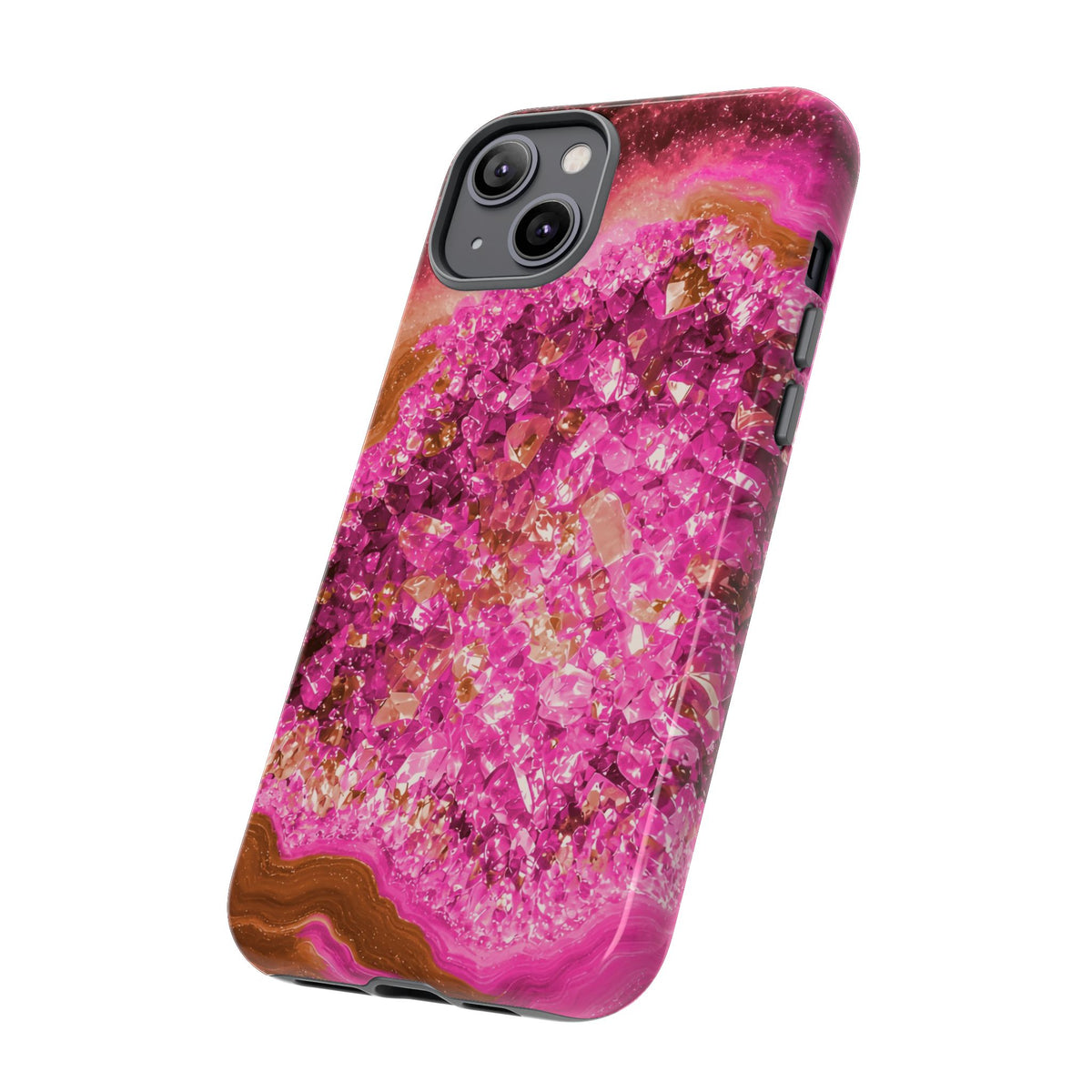 Geode Core - Terracotta Neon Phone Case