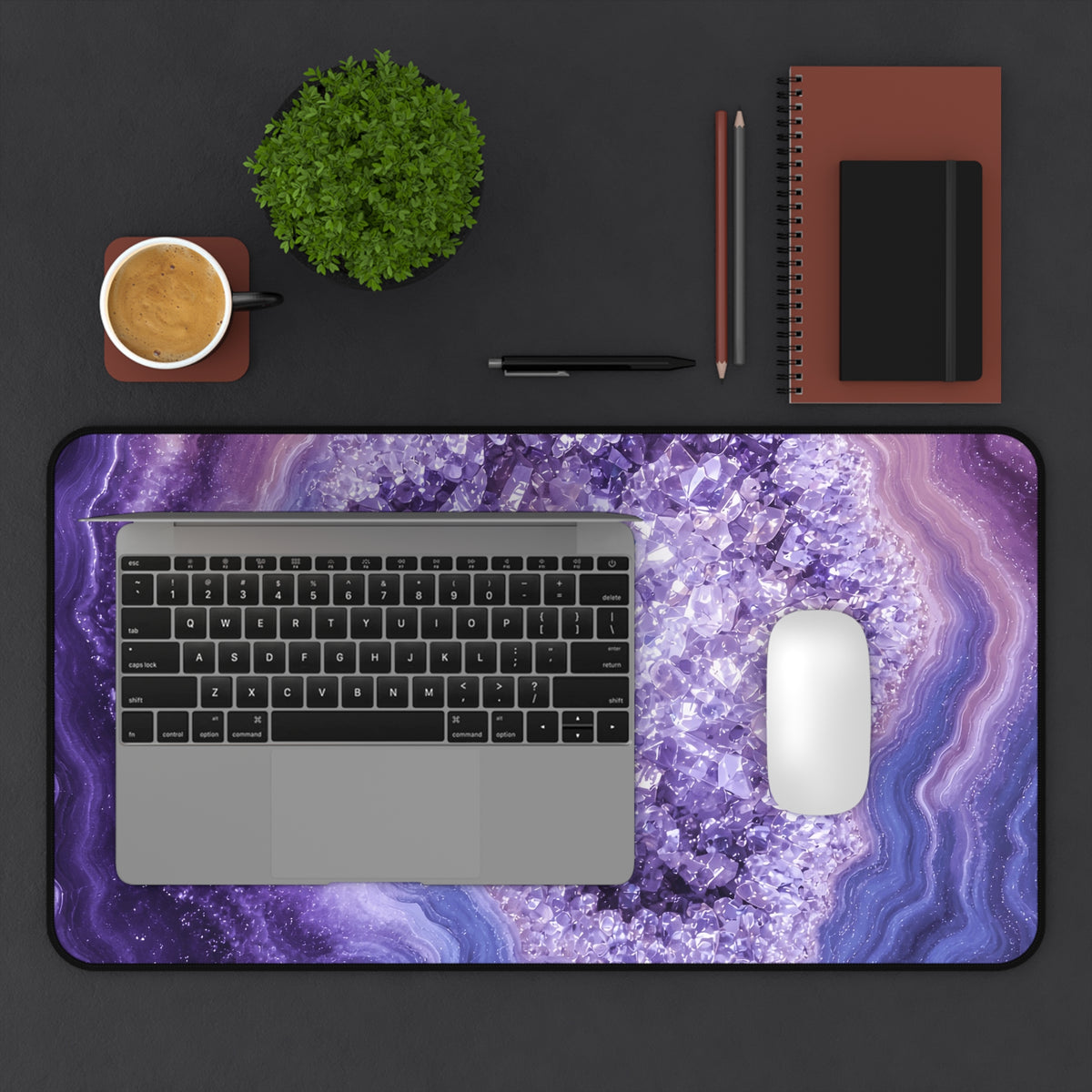 Geode Core - Lilac Dream Desk Mat
