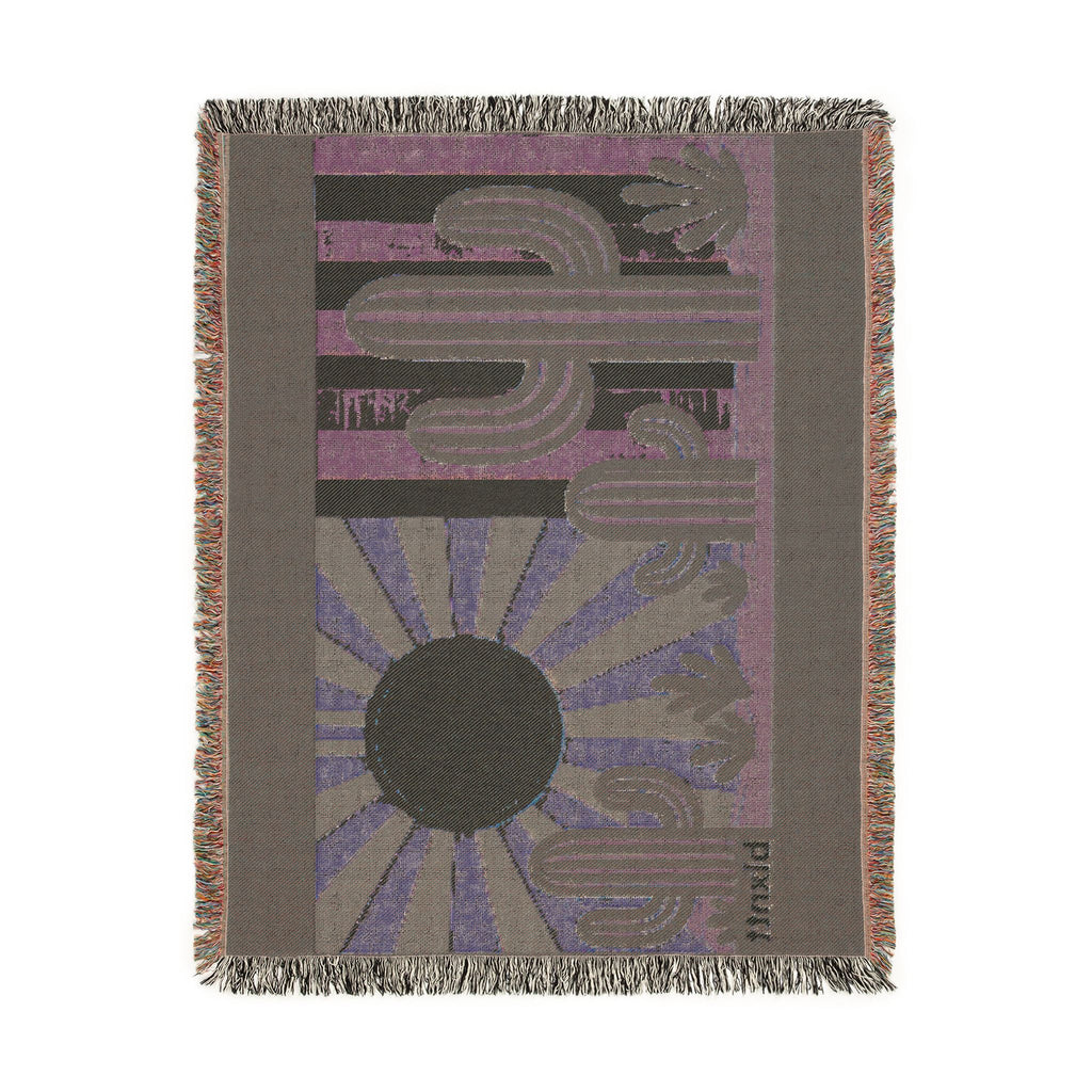 BLXNTT Green Hippie Woven Blanket #1