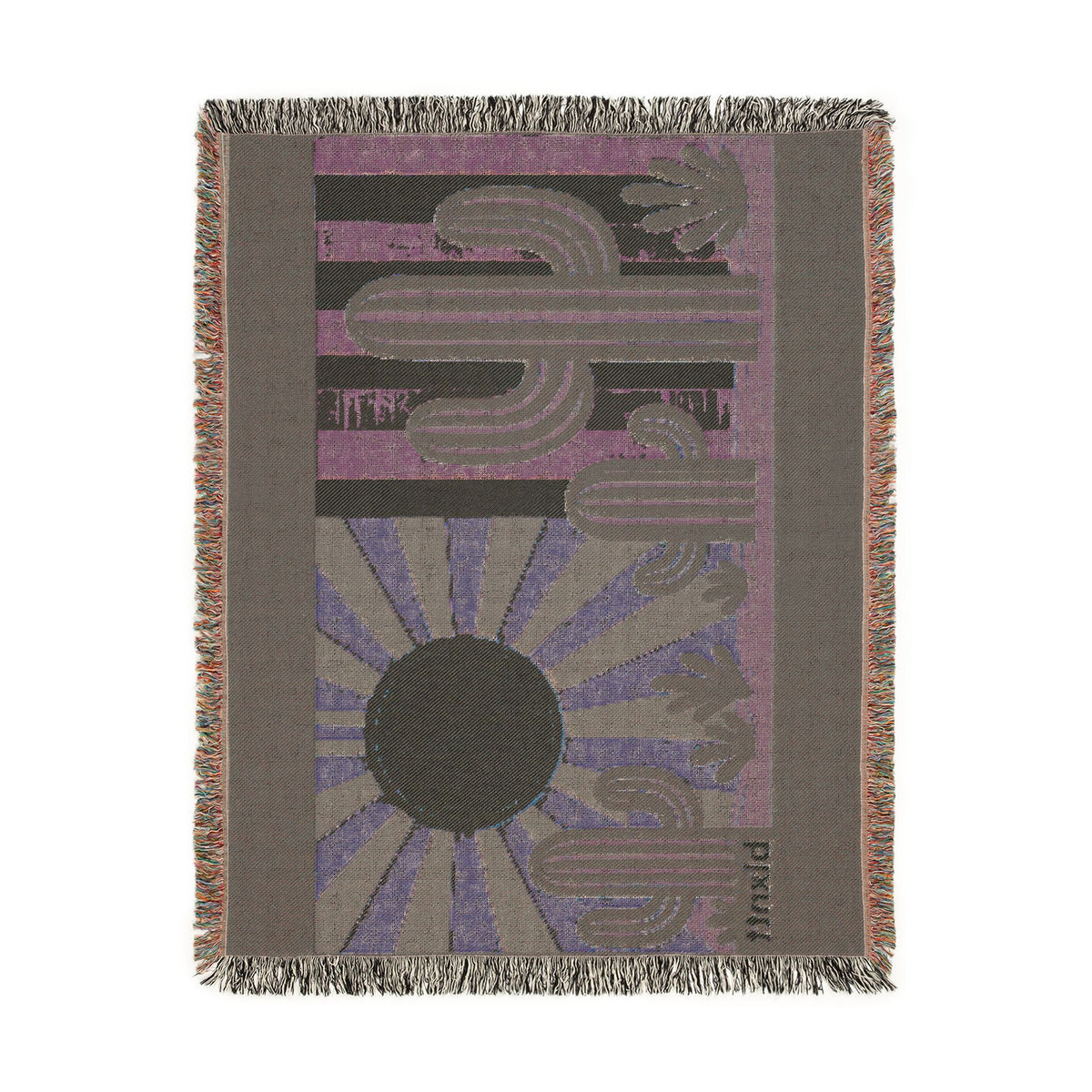 BLXNTT Green Hippie Woven Blanket #1