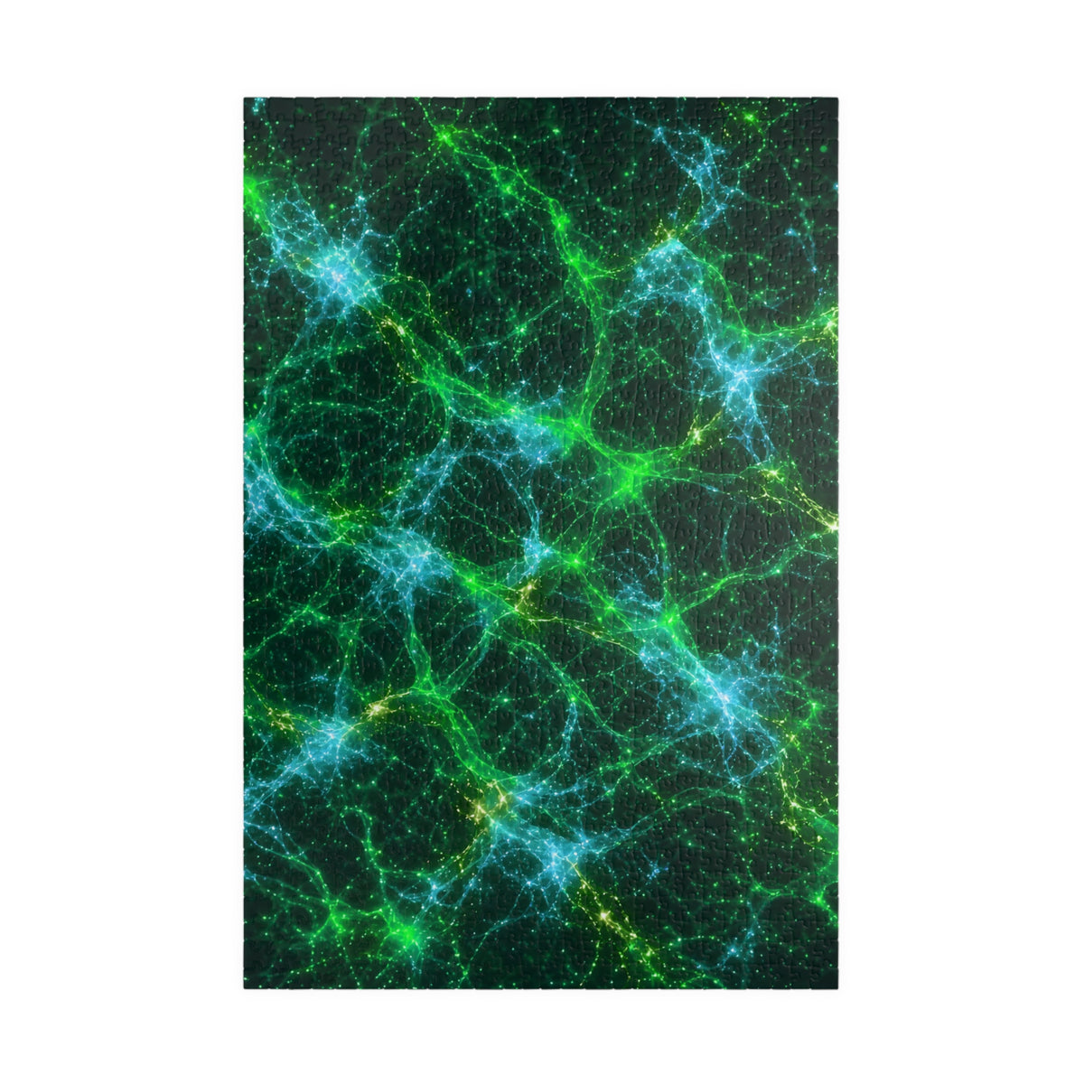 Neon Mycelium - Mermaid Jigsaw Puzzle