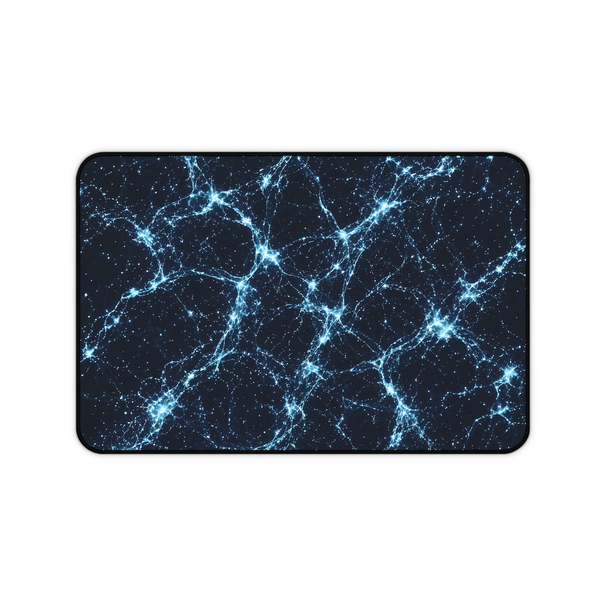 Neon Mycelium - Ice Crystal Desk Mat