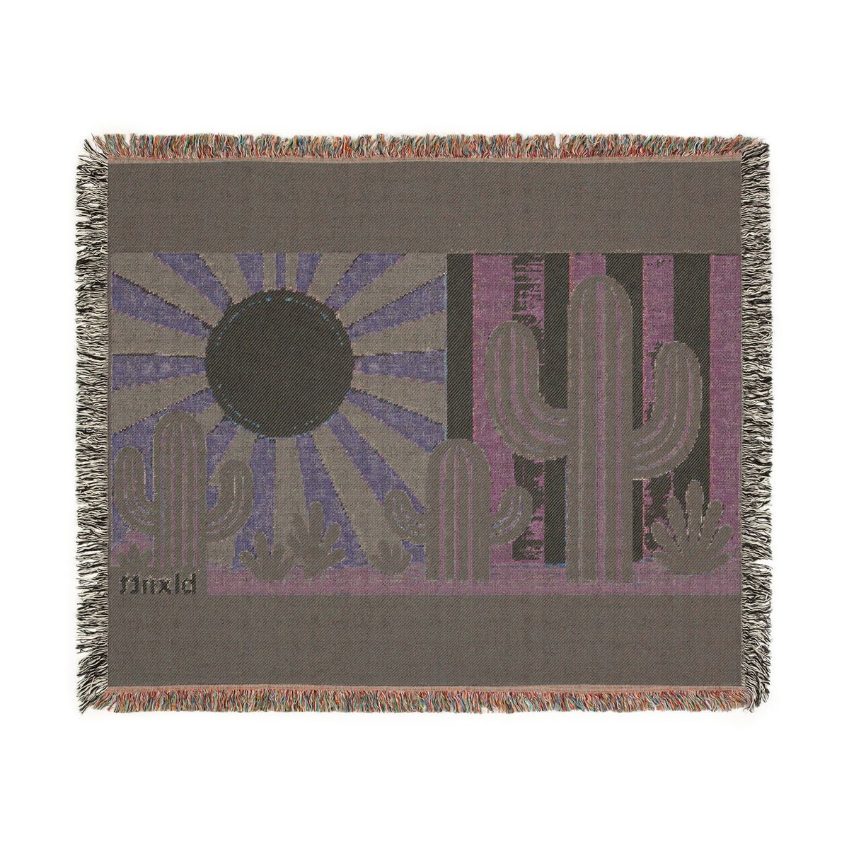 BLXNTT Green Hippie Woven Blanket #1