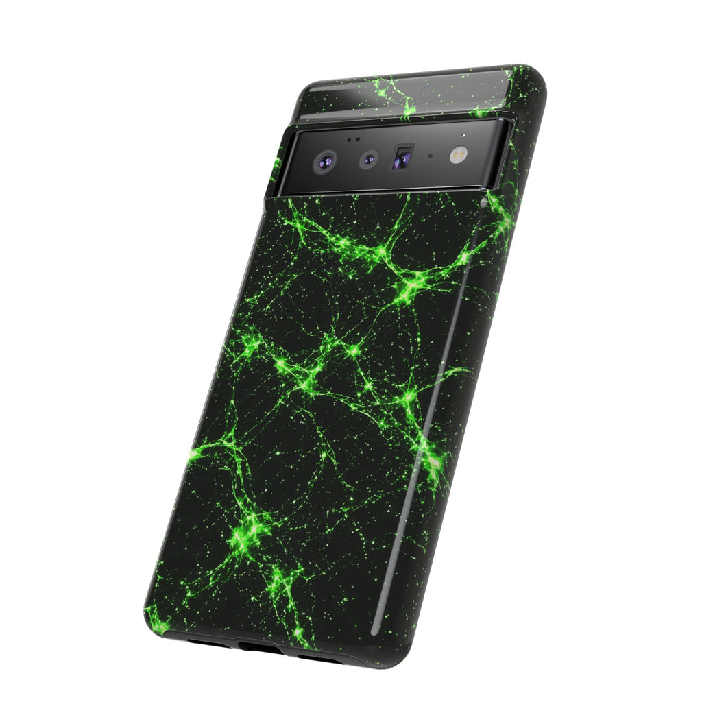 Neon Mycelium - Toxic Lime Phone Case
