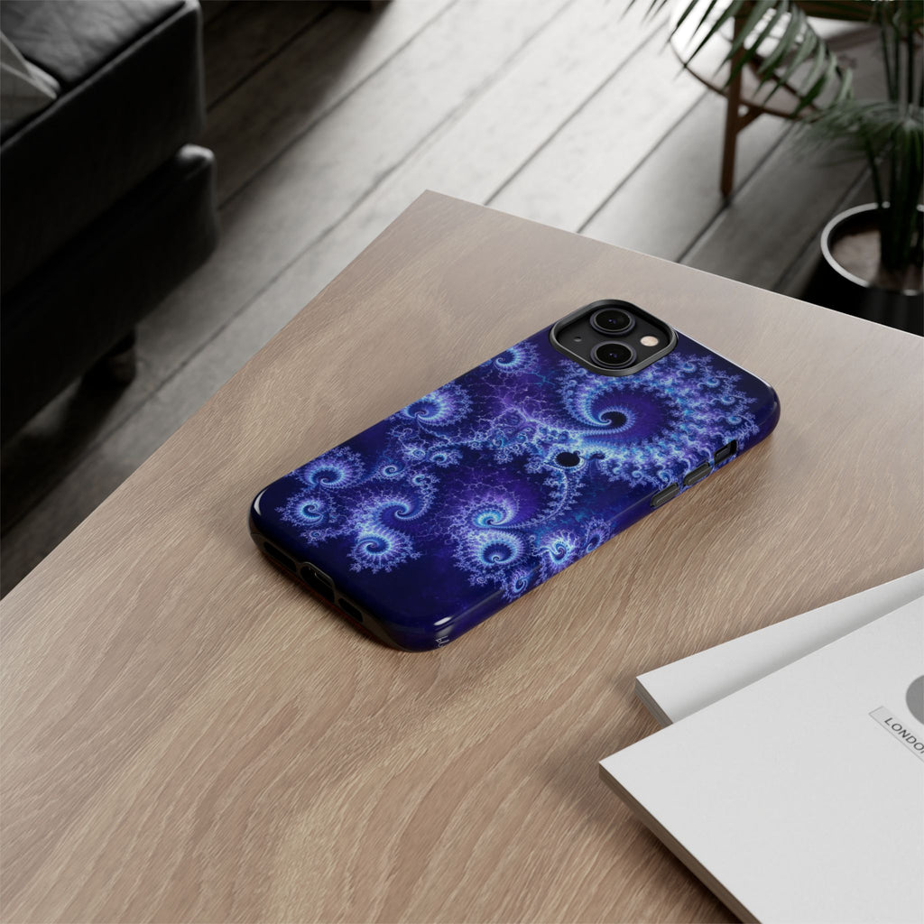 Copper Infinity - Bioluminescent Jellyfish Phone Case