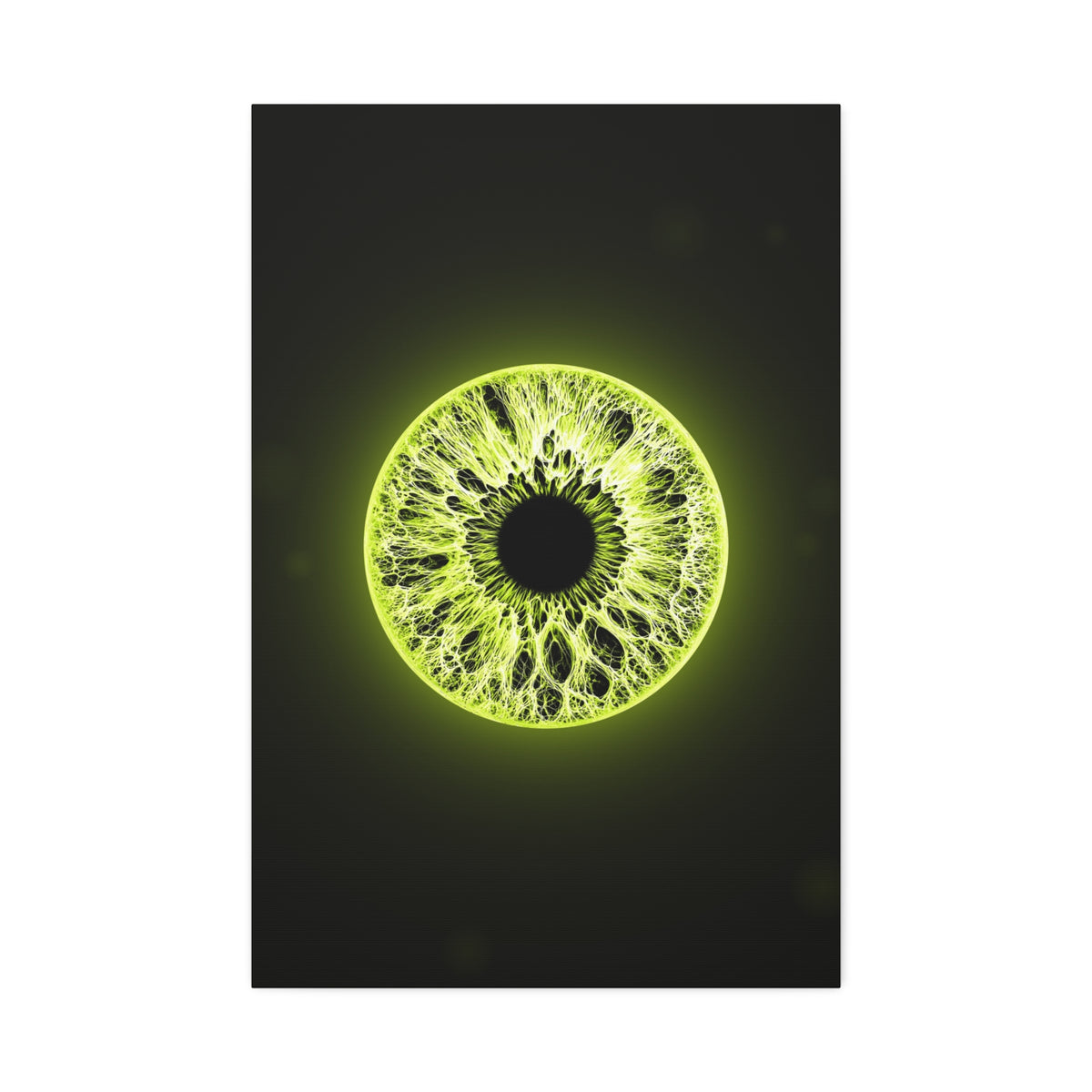 BLXNTT Iris – Lace Web Toxic Chartreuse Glossy Canvas