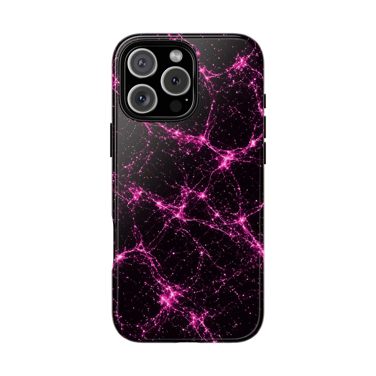 Neon Mycelium - Hot Pink Pulse Phone Case