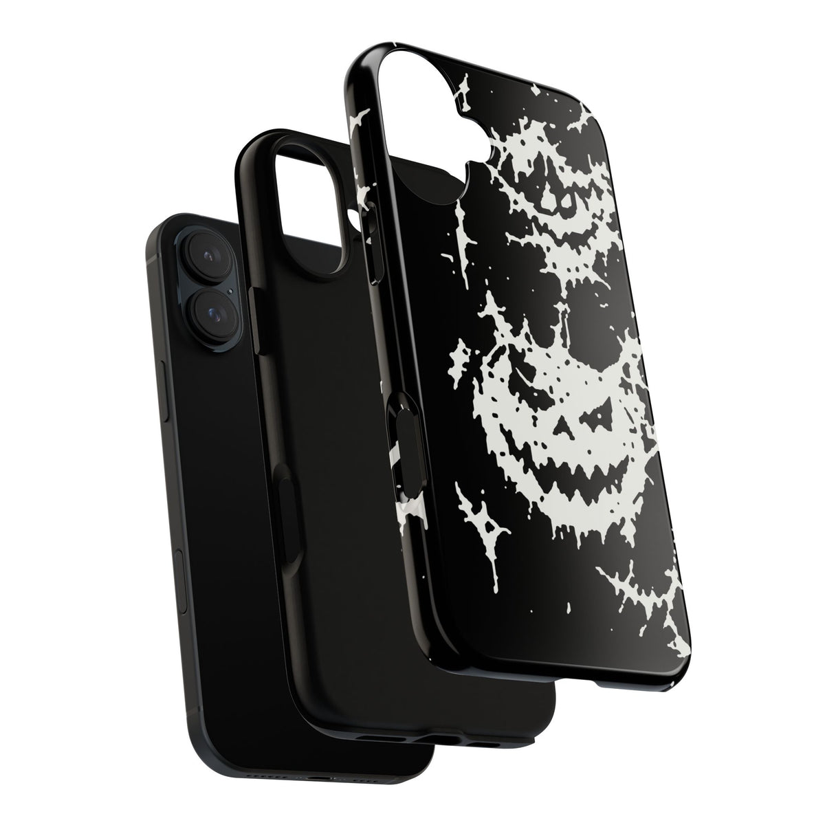 White Spiderweb Pumpkin Phone Case