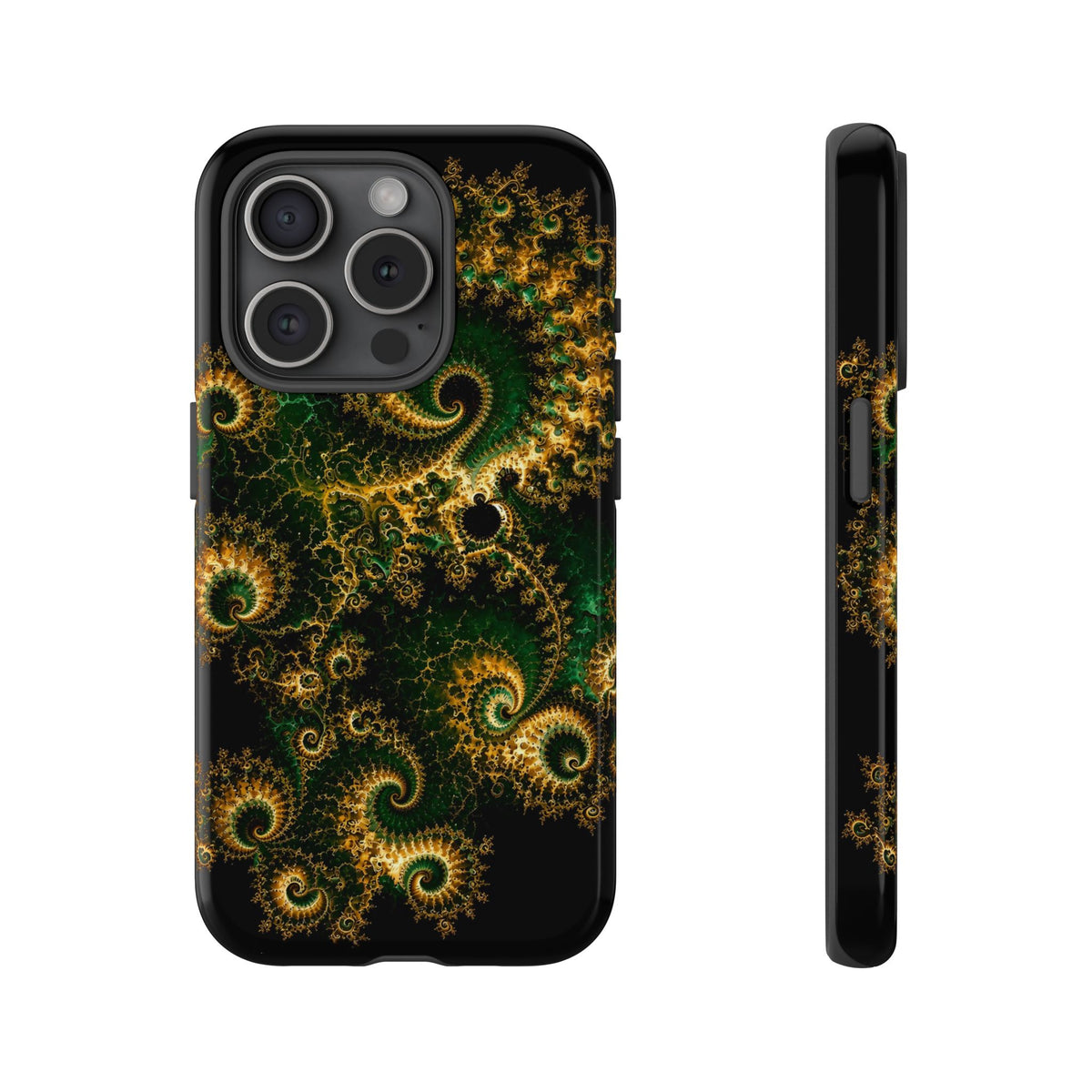 Copper Infinity - Emerald & Gold Phone Case