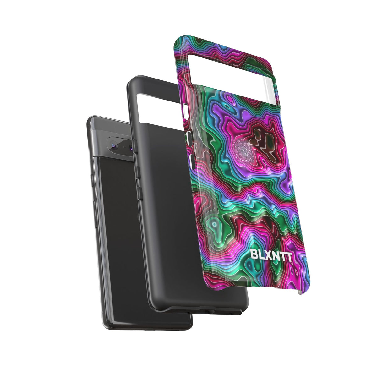 Neon Agate Phone Case