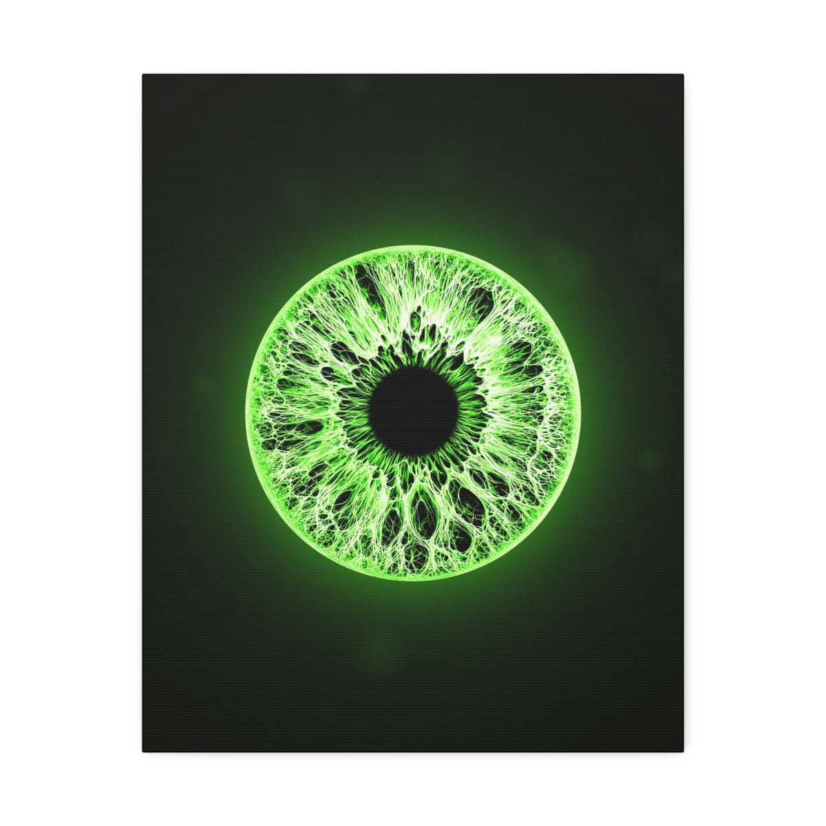 BLXNTT Iris – Lace Web Lime Shock Glossy Canvas