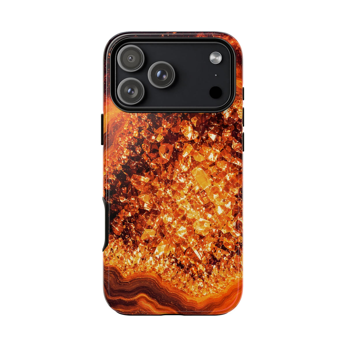 Geode Core - Molten Lava Phone Case