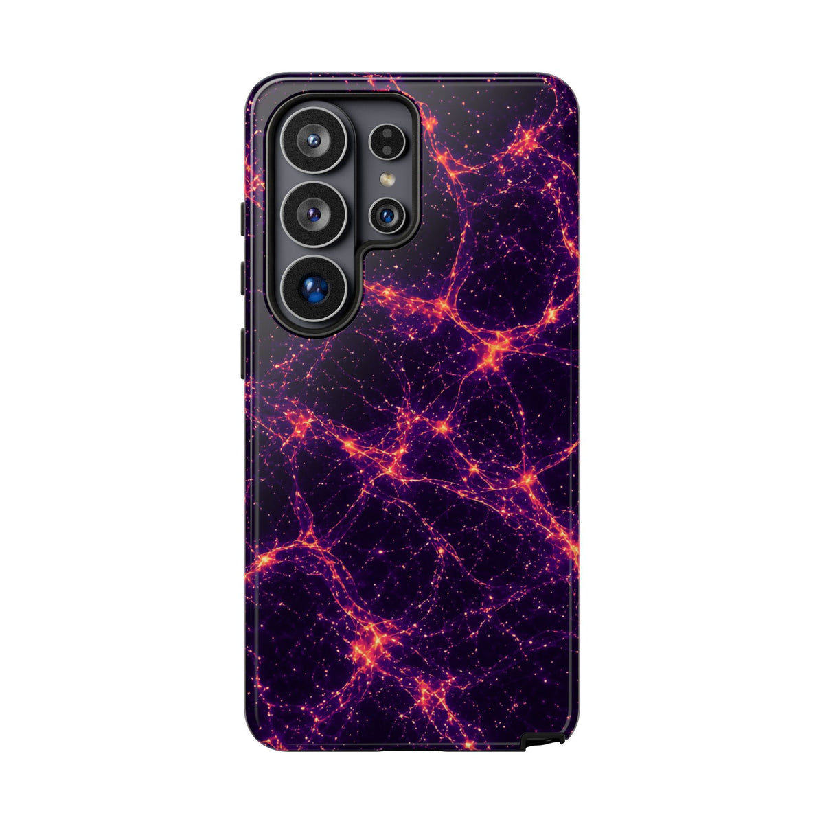 Neon Mycelium - Sunset Synapse Phone Case