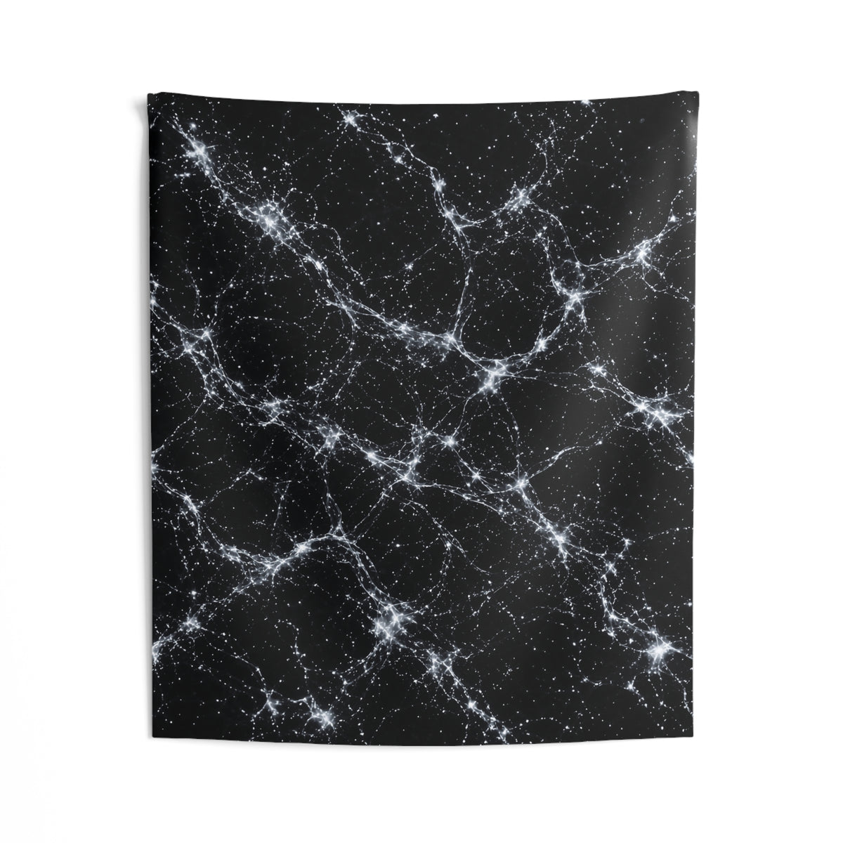 Neon Mycelium - Silver Ghost Tapestry