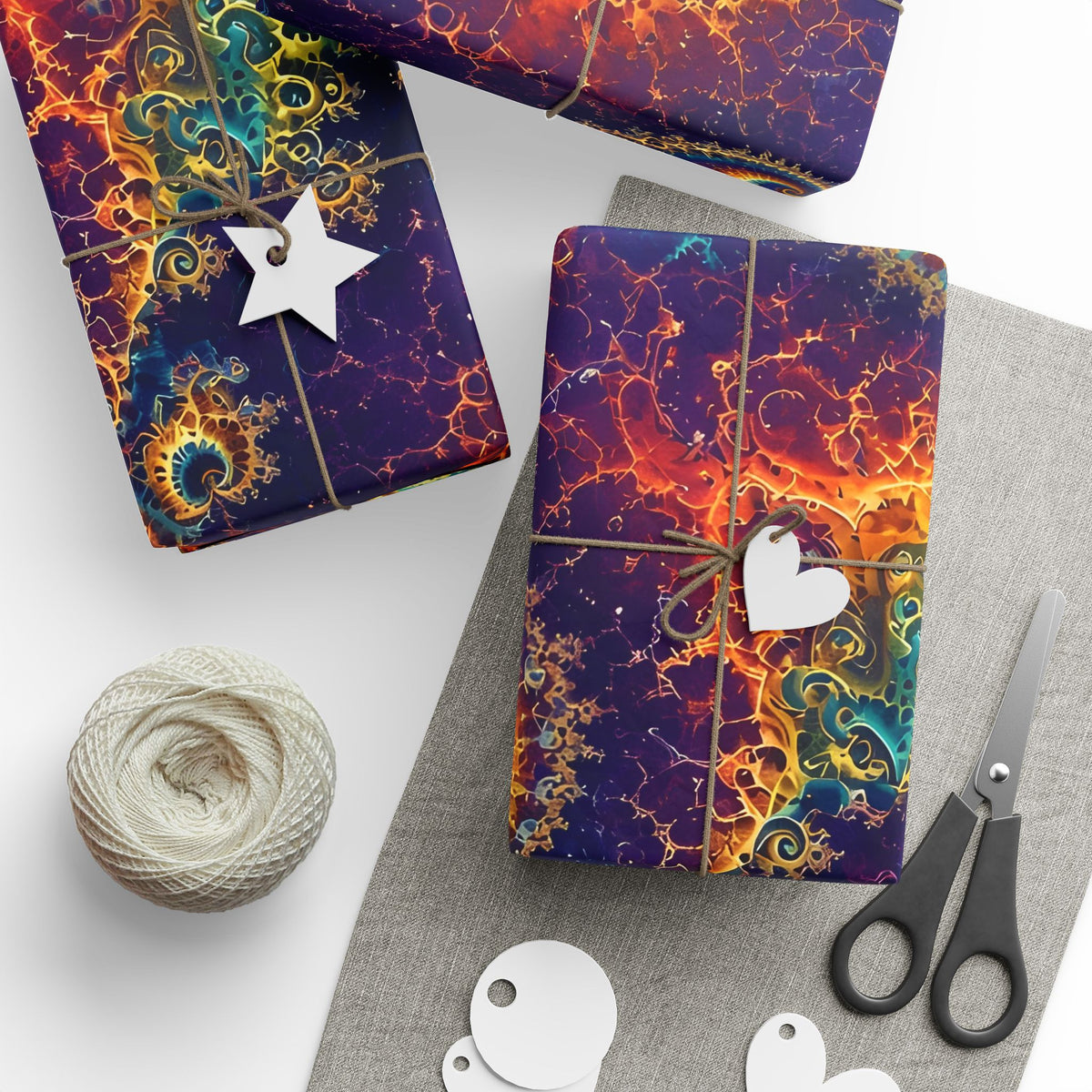 Copper Infinity - Rainbow Wrapping Paper