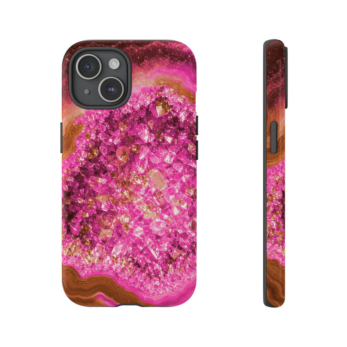 Geode Core - Terracotta Neon Phone Case