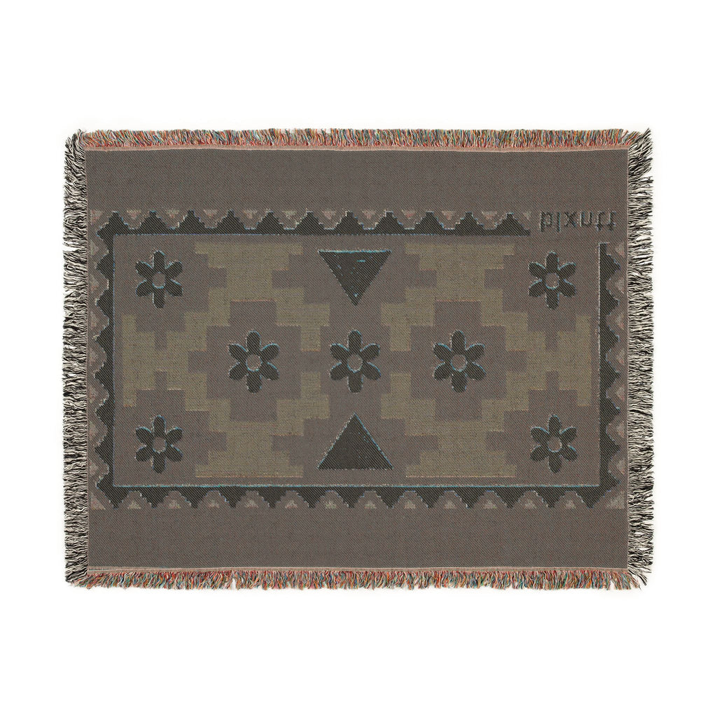BLXNTT Blue Hippie Woven Blanket #4