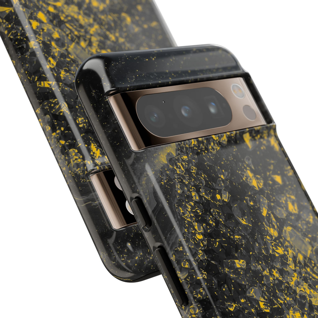 Geode Core - Mono Gold Spark Phone Case