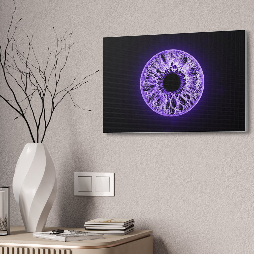 BLXNTT Iris – Lace Web Ultraviolet Glossy Canvas