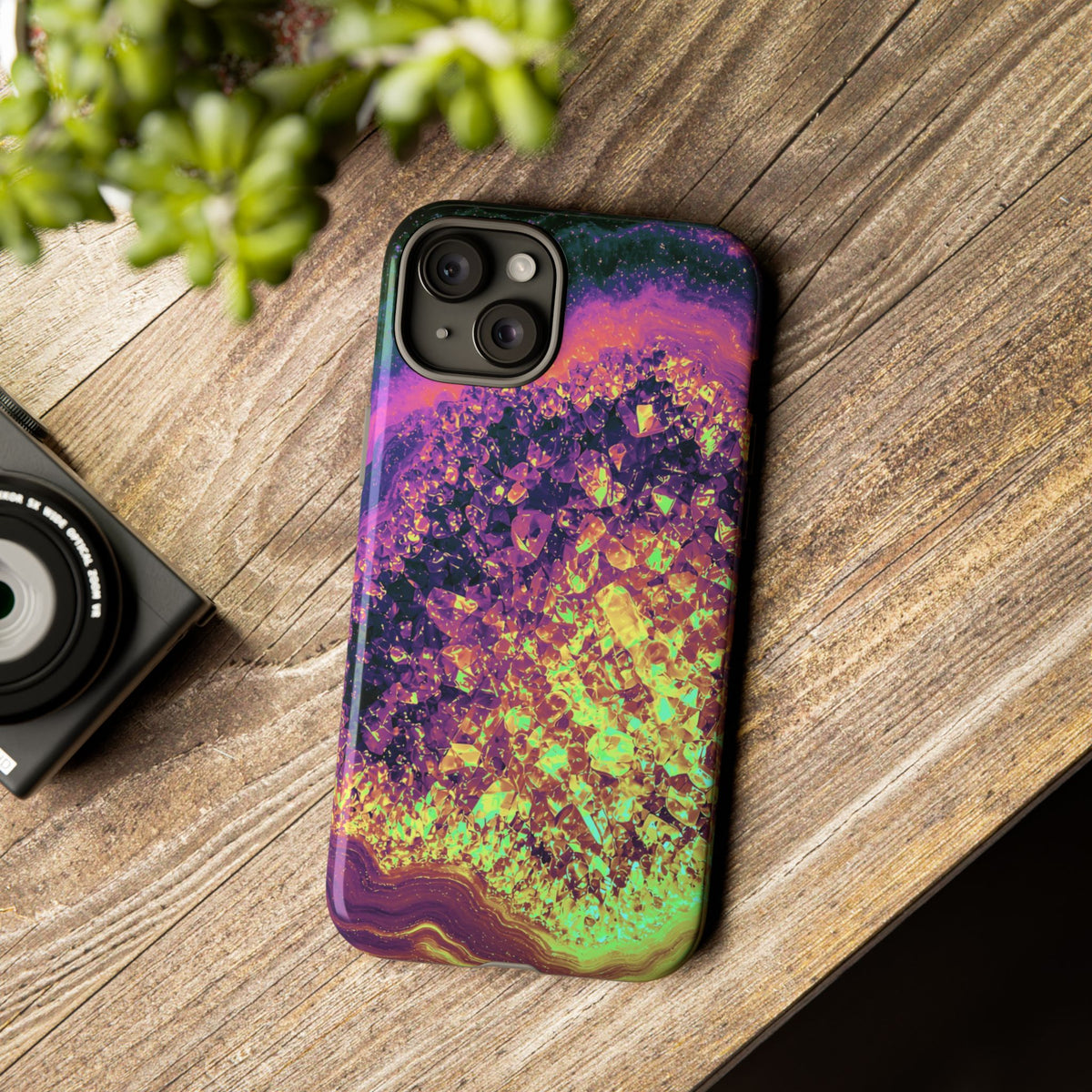 Geode Core - Holographic Phone Case