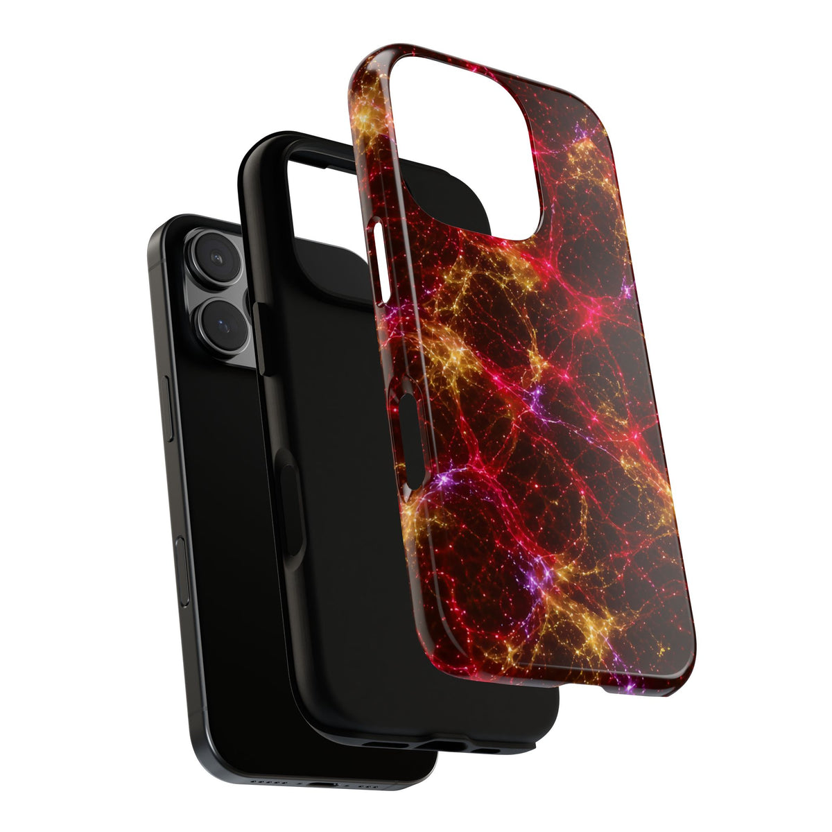 Neon Mycelium - Rainbow Nerve Phone Case