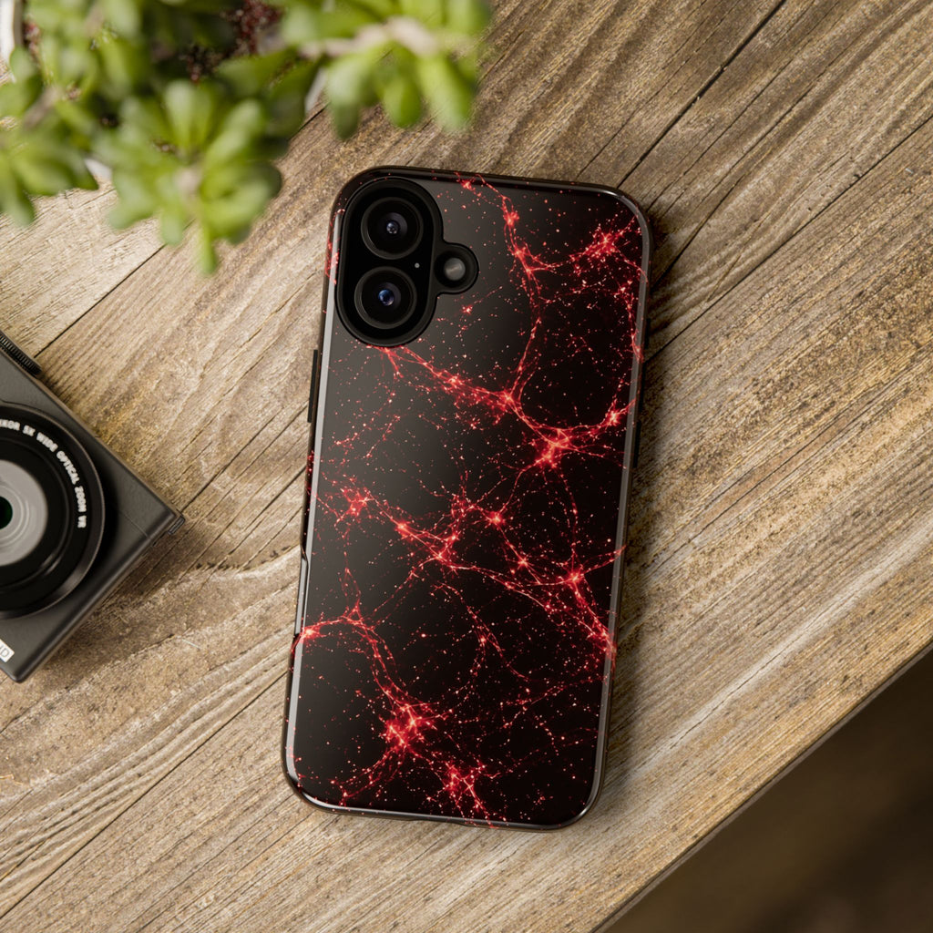 Neon Mycelium - Blood Moon Phone Case