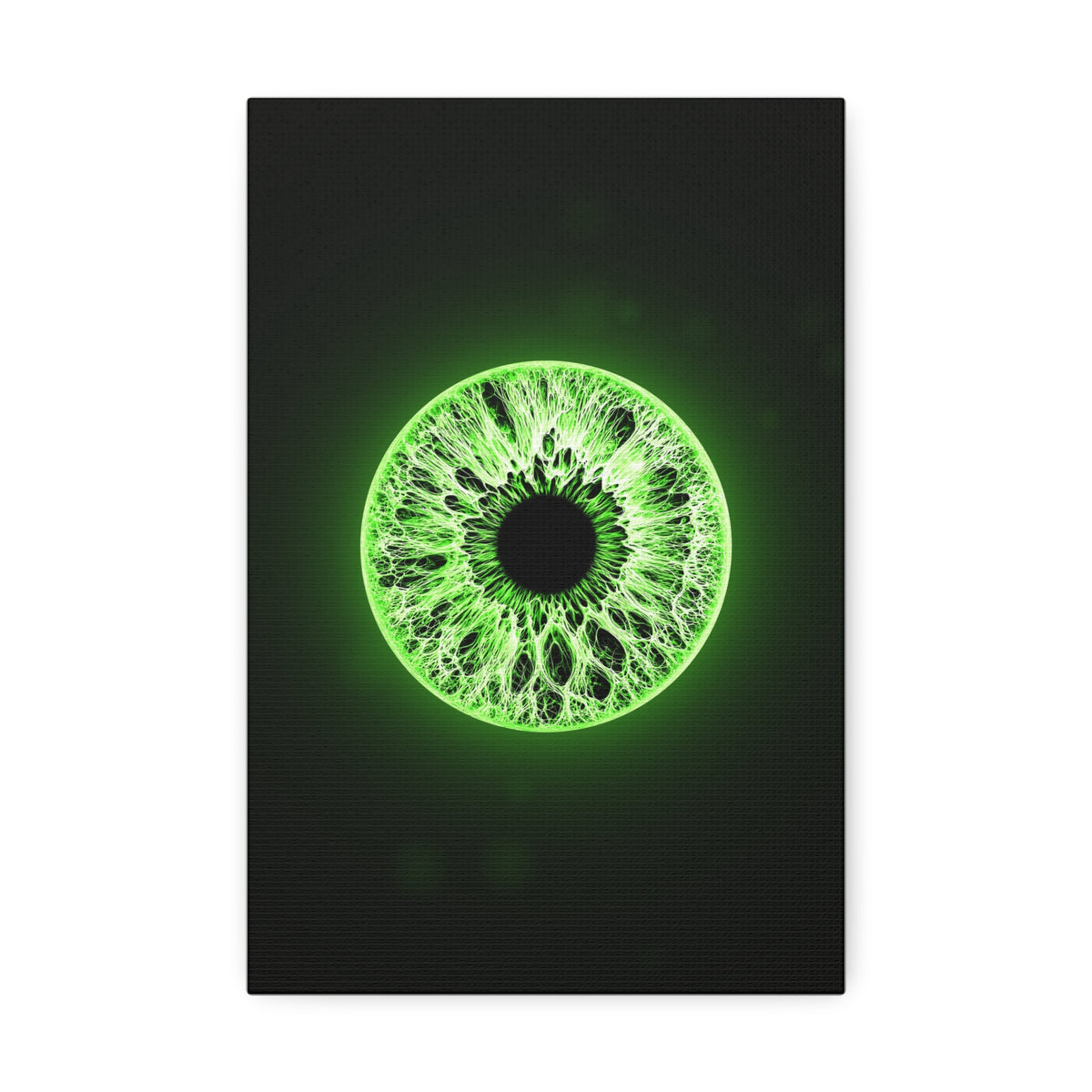 BLXNTT Iris – Lace Web Lime Shock Glossy Canvas