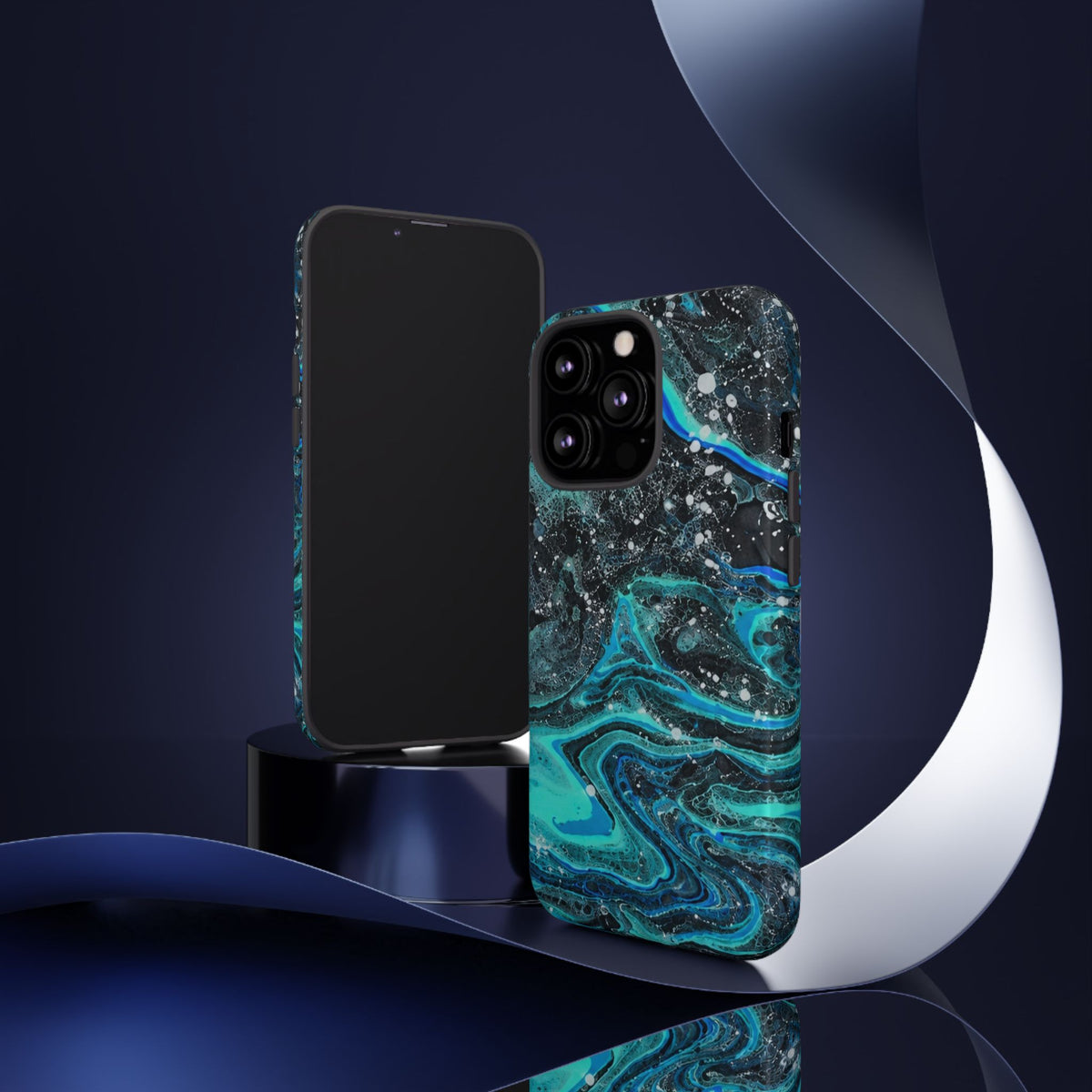 BLXNTT Deep Current Pour Tough Phone Case
