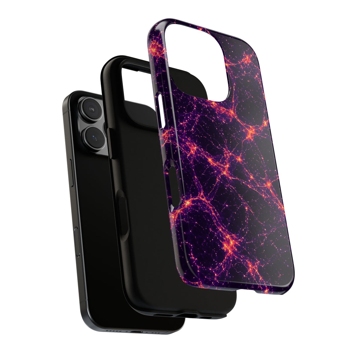 Neon Mycelium - Sunset Synapse Phone Case